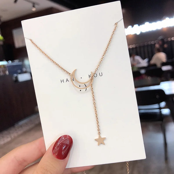 New-Simple-Moon-Star-Pendant-Choker-Necklace-Simple-Gold-Color-Alloy-Charm-Chain-Collares-Necklace-For.jpg